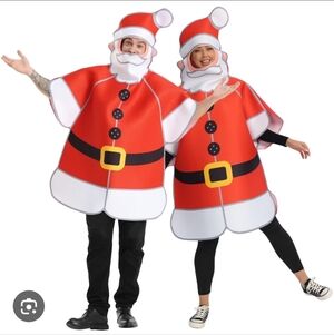 Santa Claus Adult Costume - Red and White